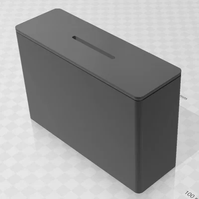 Mô hình ống heo tiết kiệm đơn giản (Simple Piggy Bank) in 3D