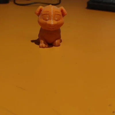 Mô hình chú chó Creality Ender Dog: Mẫu in test 3D dễ thương