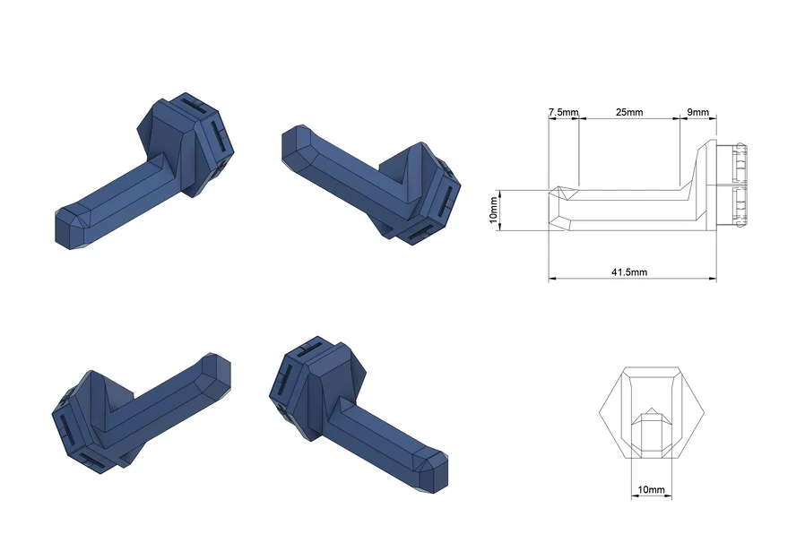 Móc treo Honeycomb Storage Wall cho búa & tua vít IKEA FIXA - Image 2