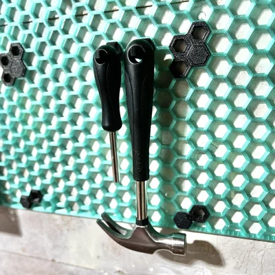 Móc treo Honeycomb Storage Wall cho búa & tua vít IKEA FIXA