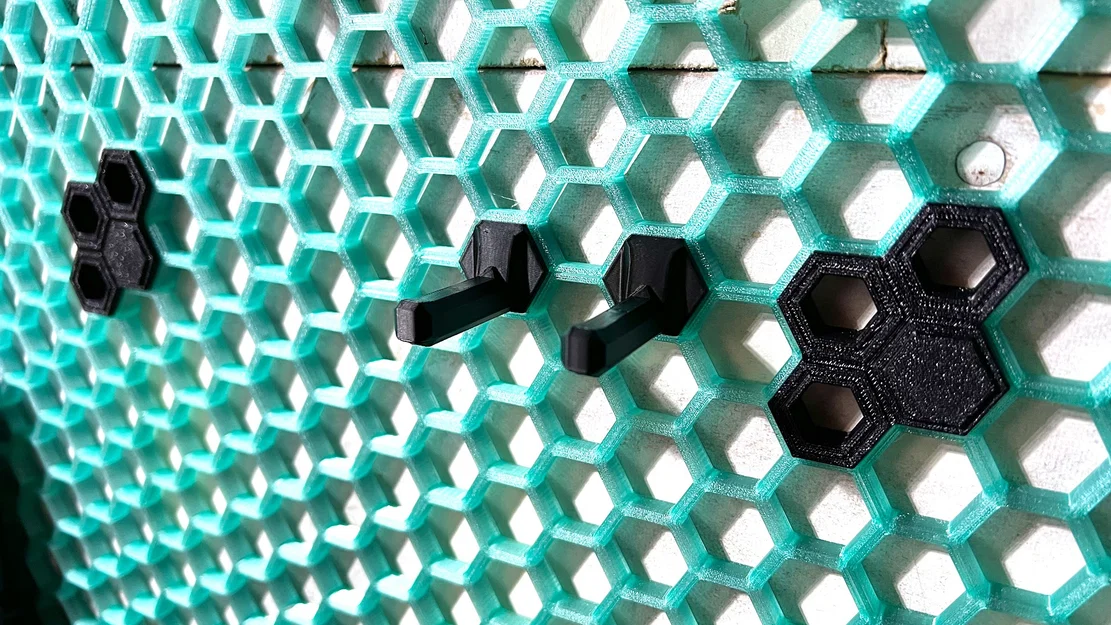 Móc treo Honeycomb Storage Wall cho búa & tua vít IKEA FIXA - Image 4