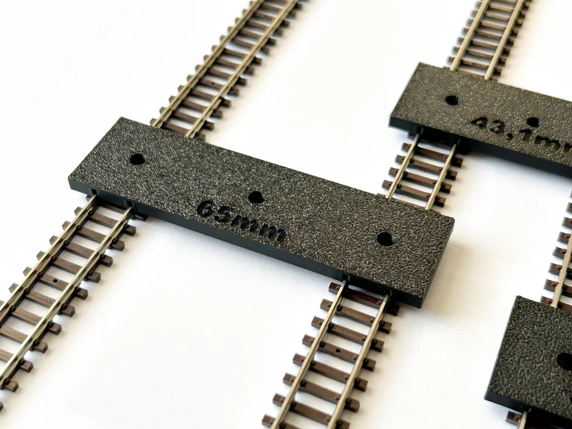 Bộ thước căn chỉnh khoảng cách đường ray tàu hỏa mô hình Spur N - Image 2