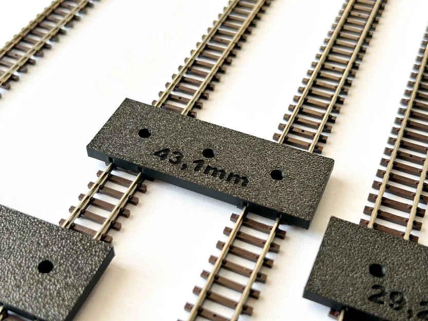 Bộ thước căn chỉnh khoảng cách đường ray tàu hỏa mô hình Spur N - Image 3