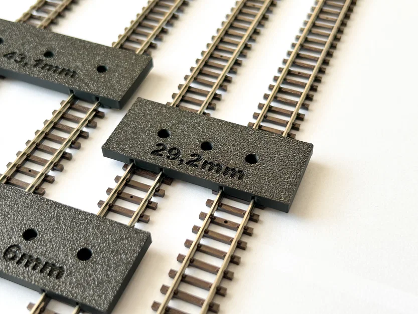 Bộ thước căn chỉnh khoảng cách đường ray tàu hỏa mô hình Spur N - Image 4