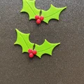 Trang Trí Lá Holly Giáng Sinh (Christmas Holly Decoration) - Thumbnail 1