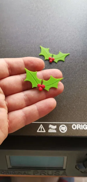 Trang Trí Lá Holly Giáng Sinh (Christmas Holly Decoration) - Image 2