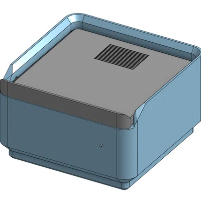 Hộp Gridfinity nắp trượt có Click Notch (xếp chồng được)