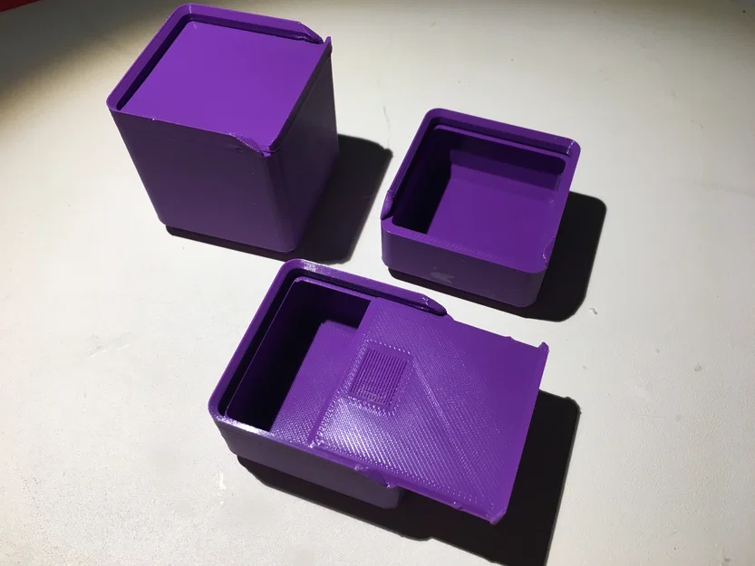 Hộp Gridfinity nắp trượt có Click Notch (xếp chồng được) - Image 3