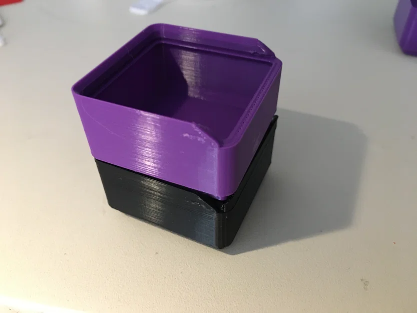 Hộp Gridfinity nắp trượt có Click Notch (xếp chồng được) - Image 5