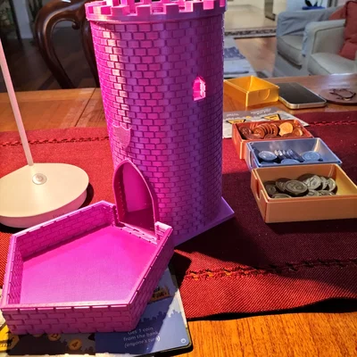 Dice Tower – Tháp Thả Xúc Xắc 200mm Kiểu Cổ Kèm Đế