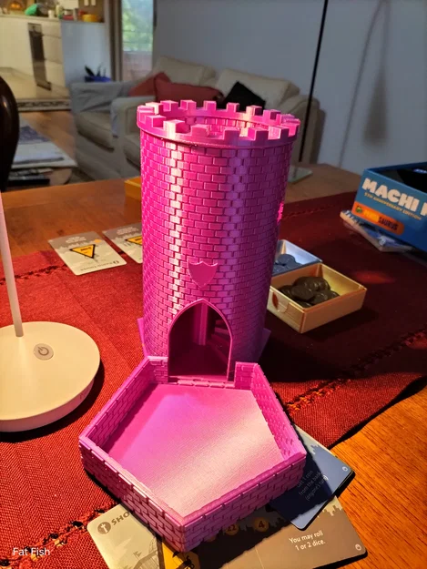 Dice Tower – Tháp Thả Xúc Xắc 200mm Kiểu Cổ Kèm Đế - Image 2