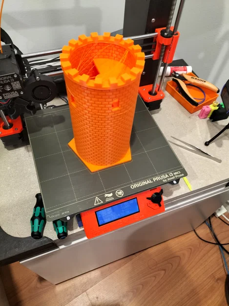 Dice Tower – Tháp Thả Xúc Xắc 200mm Kiểu Cổ Kèm Đế - Image 11