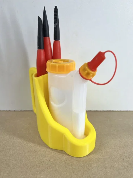 Khay Đựng Keo Mini Glubot Cùng Cọ Dán Tiện Lợi Cho Bàn Làm Việc - Image 1