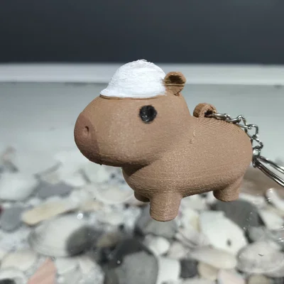 Mô hình 3D Capybara Kỹ Sư - Móc khóa độc đáo cho người yêu kỹ thuật
