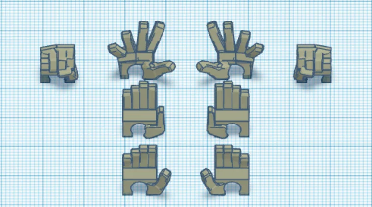 Bộ bàn tay Easy 13/Mini 13/Dummy 13 - Image 1