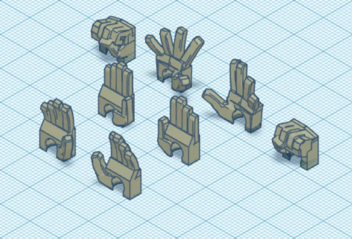 Bộ bàn tay Easy 13/Mini 13/Dummy 13 - Image 2