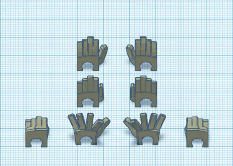 Bộ bàn tay Easy 13/Mini 13/Dummy 13 - Image 3