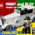 Mô hình xe cổ điển LEGO Cadillac Town Car 1933 in 3D độc đáo - Thumbnail 1