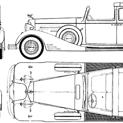 Mô hình xe cổ điển LEGO Cadillac Town Car 1933 in 3D độc đáo