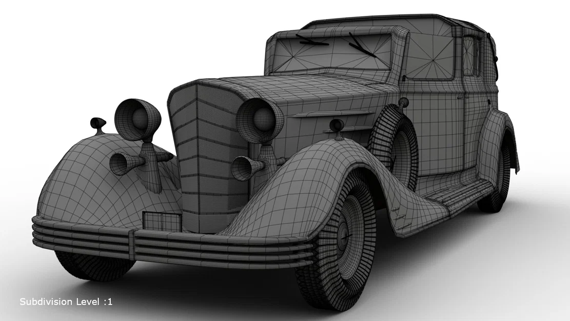 Mô hình xe cổ điển LEGO Cadillac Town Car 1933 in 3D độc đáo - Image 4