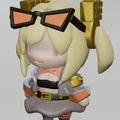 Burnice Chibi từ Zenless Zone Zero (File STL in 3D) - Thumbnail 1