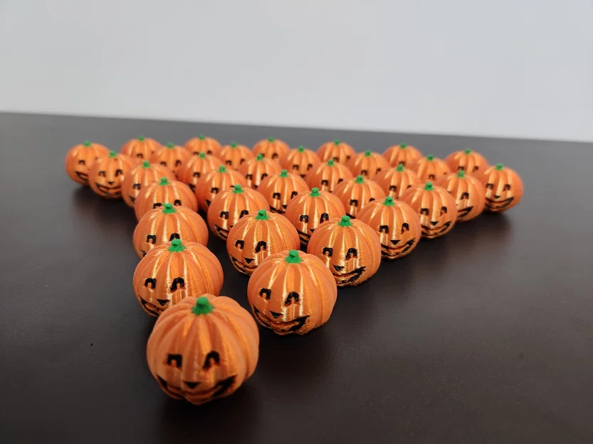 Móc khóa bí ngô Halloween xinh xắn - In 3D dễ dàng - Image 2