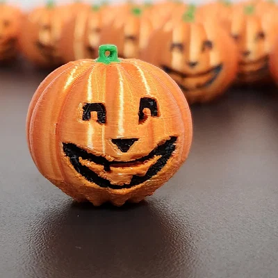 Móc khóa bí ngô Halloween xinh xắn - In 3D dễ dàng