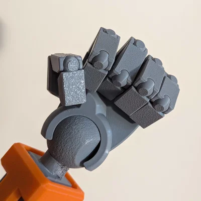 Bàn tay khớp nối cho Dummy 13 (scale 500%)