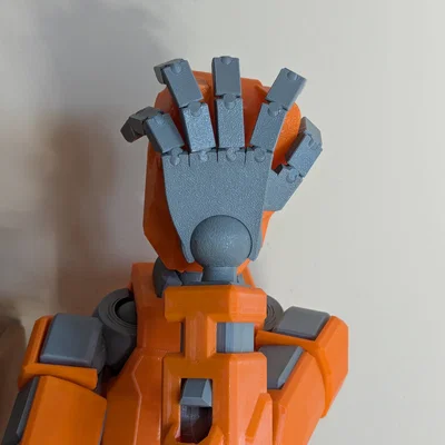 Bàn tay khớp nối cho Dummy 13 (scale 500%)