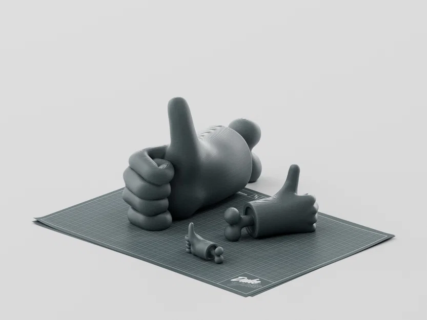 Mô hình bàn tay hoạt hình Cartoon Hand Like - In 3D dễ dàng - Image 1