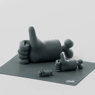 Mô hình bàn tay hoạt hình Cartoon Hand Like - In 3D dễ dàng