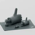 Mô hình bàn tay hoạt hình Cartoon Hand Like - In 3D dễ dàng - Thumbnail 3