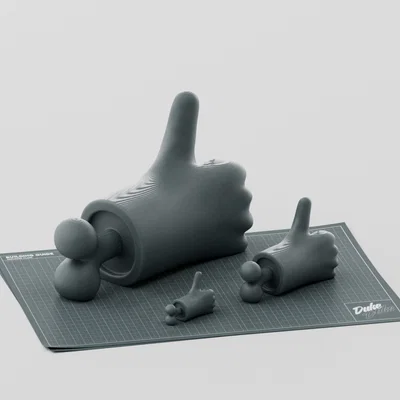 Mô hình bàn tay hoạt hình Cartoon Hand Like - In 3D dễ dàng