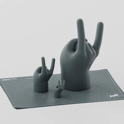 Mô hình bàn tay hoạt hình kiểu Rock ấn tượng để in 3D