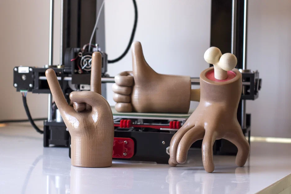 Mô hình bàn tay hoạt hình kiểu Rock ấn tượng để in 3D - Image 7