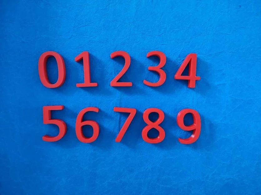 Bộ mô hình học số từ 0 đến 9 in 3D cho bé yêu học toán - Image 1