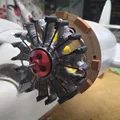 Pratt Whitney Wasp Junior dummy motor tỉ lệ 1/12 - Thumbnail 3