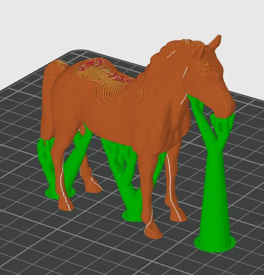 Mô hình chú ngựa 3D tinh xảo để vẽ trang trí (Horse Model) - Image 3