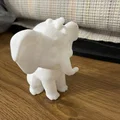 Mô hình chú voi hoạt hình 3D - Thiết kế sẵn sàng để tô màu - Thumbnail 2