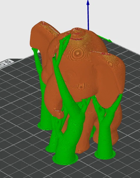 Mô hình chú voi hoạt hình 3D - Thiết kế sẵn sàng để tô màu - Image 5