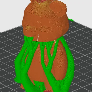 Mô hình gấu bông Teddy Bear dễ thương để tự tay tô màu