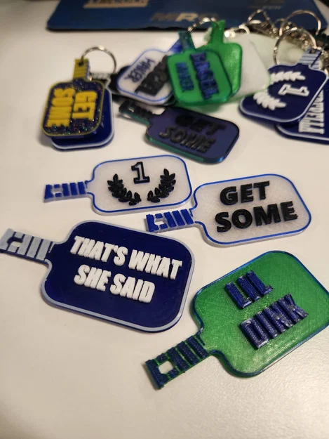 Móc Khóa Pickleball (Pickleball Keychain) - Image 1