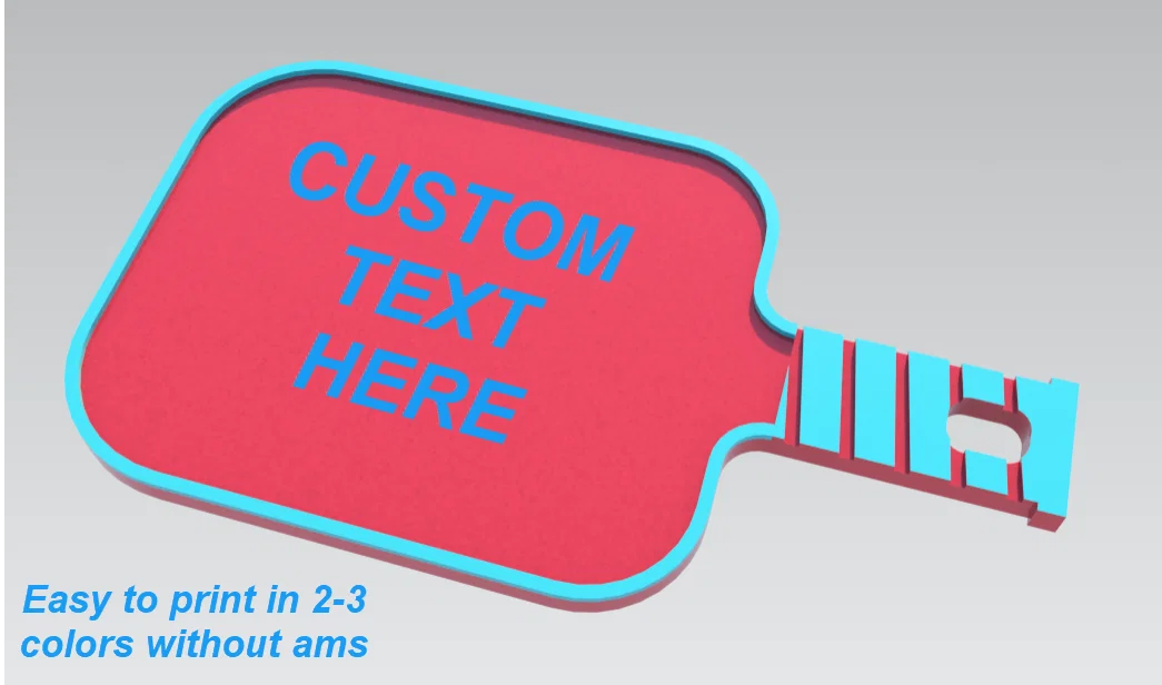 Móc Khóa Pickleball (Pickleball Keychain) - Image 2