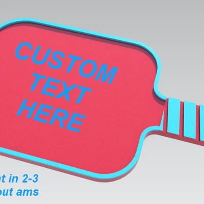 Móc Khóa Pickleball (Pickleball Keychain)