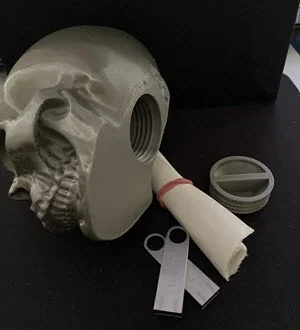 Hộp Sọ Có Ngăn Bí Mật (Secret Compartment Skull) - Image 2