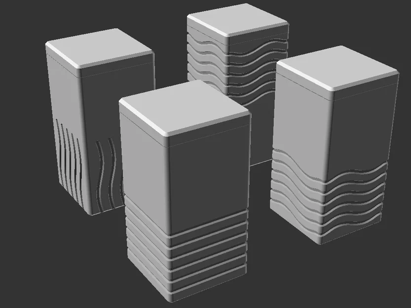 Hộp 4 nguyên tố kiểu đá The Fifth Element, khóa twist lock - Image 1