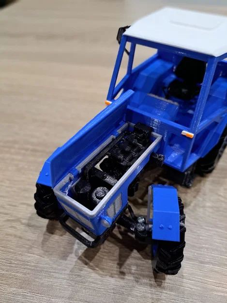 Mô hình máy kéo nông nghiệp Zetor 5748 in 3D siêu chi tiết - Image 3