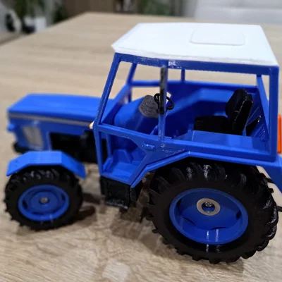 Mô hình máy kéo nông nghiệp Zetor 5748 in 3D siêu chi tiết