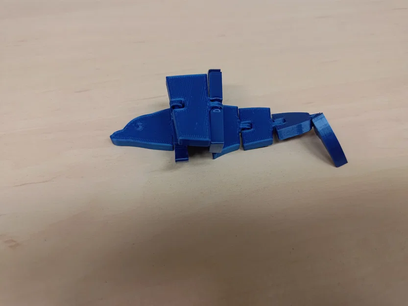 Cá heo khớp nối (Articulated dolphin) print-in-place - Image 2