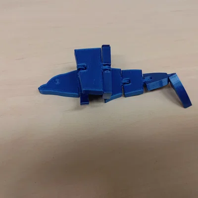 Cá heo khớp nối (Articulated dolphin) print-in-place